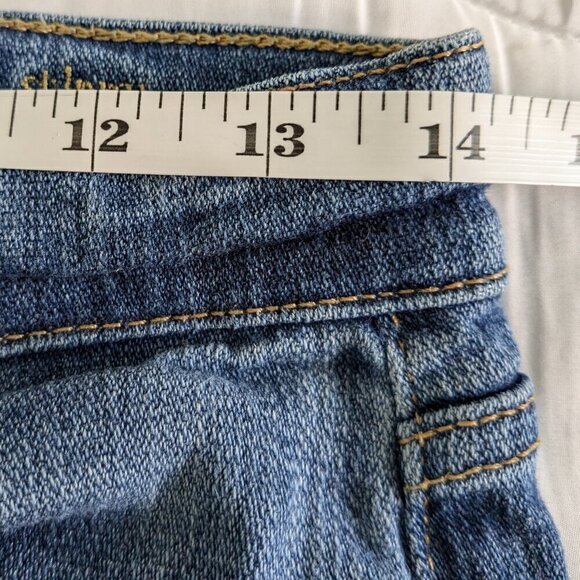 7 For All Mankind Jeans Women's 26 Blue Josefina Skinny Boyfriend Button-Fly - Picture 14 of 16